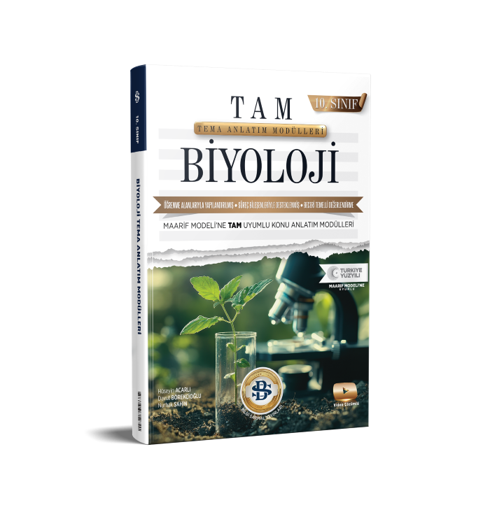 2027 Bilgi Sarmal Yayınları 10.Sınıf Tam Biyoloji Tema Modüler Konu Anlatım Fasikül Seti
