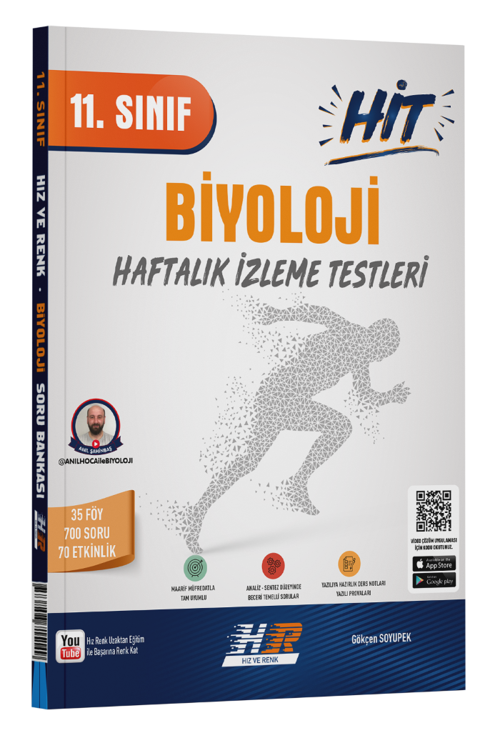 2027 Hız ve Renk Yayınları 11. Sınıf Hit Biyoloji Soru Bankası