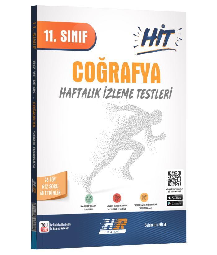 2027 Hız ve Renk Yayınları 11. Sınıf Hit Coğrafya Soru Bankası