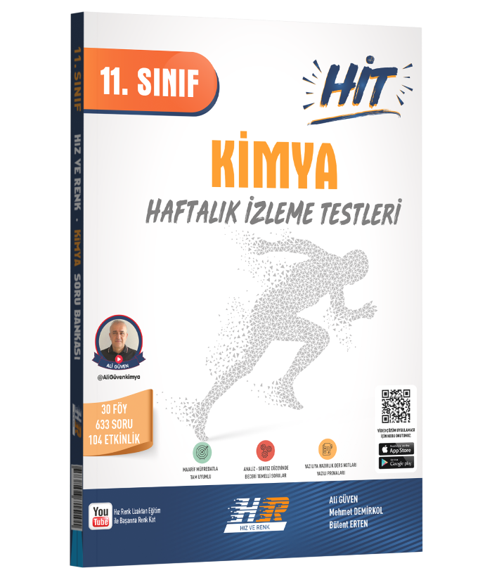 2027 Hız ve Renk Yayınları 11. Sınıf Hit Kimya Soru Bankası