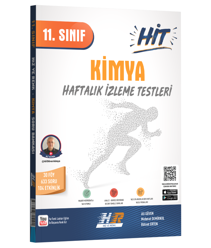 2027 Hız ve Renk Yayınları 11. Sınıf Hit Kimya Soru Bankası