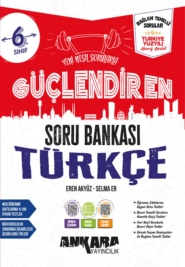 2027 Ankara Yayıncılık 6.Sınıf Türkçe Güçlendiren Soru Bankası