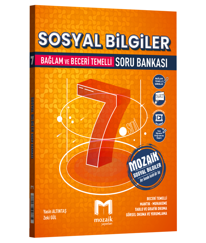 2027 Mozaik Yayınları 7. Sınıf Sosyal Bilgiler Soru Bankası