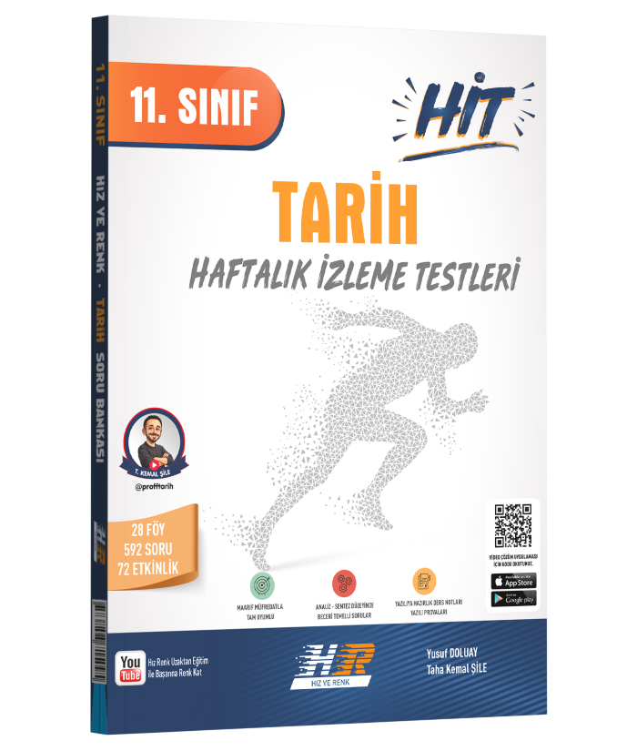 2027 Hız ve Renk Yayınları 11. Sınıf Hit Tarih Soru Bankası