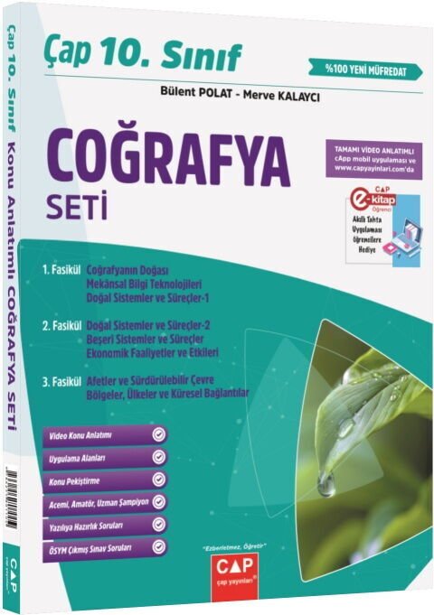 2026 Çap Yayınları 10. Sınıf Coğrafya Seti