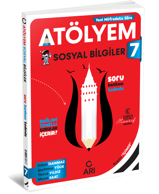2027 Arı Yayıncılık 7.Sınıf Sosyal Bilgiler Atölyem Soru Bankası Bağlam Temelli