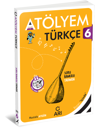Arı Yayıncılık 6.Sınıf Türkçemino Türkçe Atölyem  + Yazılı Eki