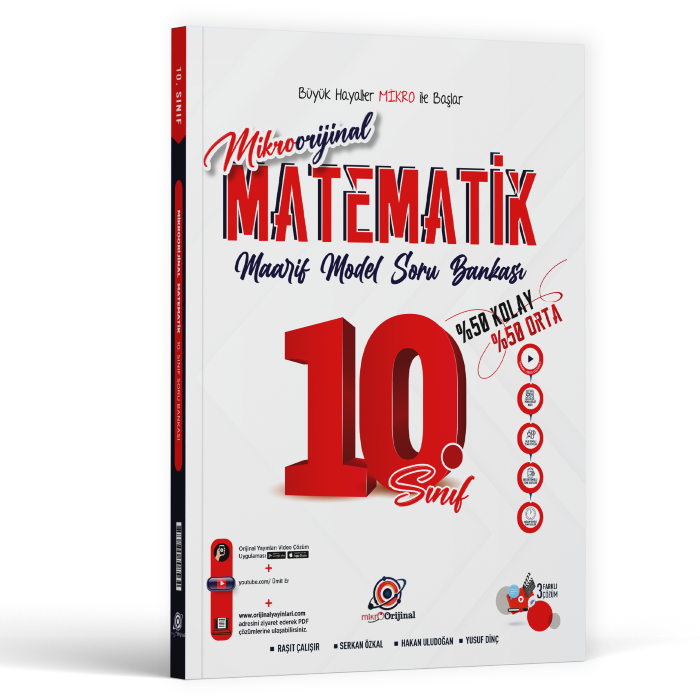 2027 Orijinal Yayınları 10.Sınıf Mikro Orijinal Matematik Maarif Model Soru Bankası