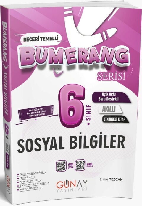 Günay Yayınları 6. Sınıf Bumerang Sosyal Bilgiler 2026