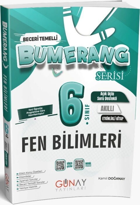 Günay Yayınları 6. Sınıf Bumerang Fen Bilimleri 2026