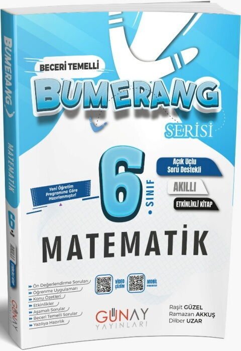 Günay Yayınları 6. Sınıf Bumerang Matematik 2026