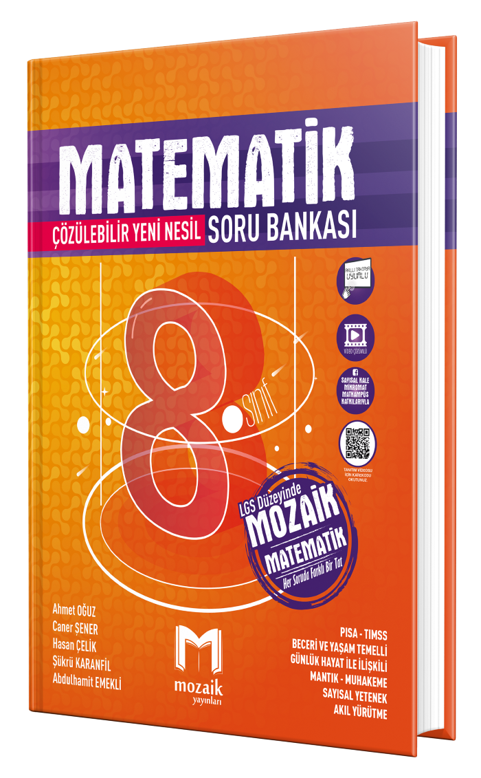 Mozaik Yayınları 8.Sınıf Matematik Soru Bankası