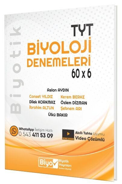 Biyotik Yayınları Tyt Biyoloji Denemeleri 2026