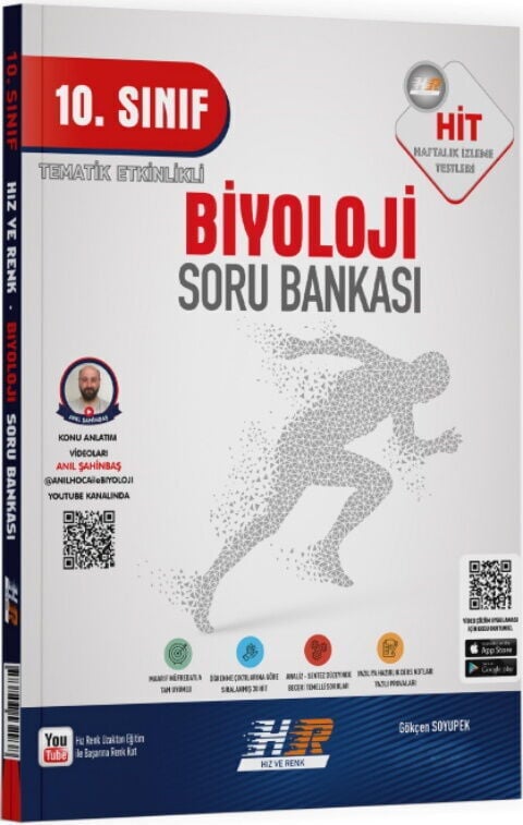 2027 Hız Ve Renk Yayınları 10. Sınıf Biyoloji HİT Soru Bankası