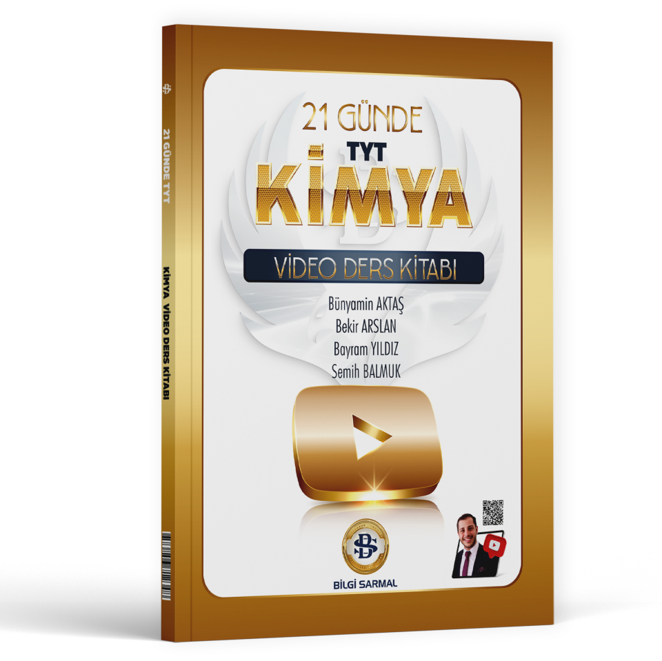 2026 Bilgi Sarmal Yayınları 21 Günde Tyt Kimya Video Ders Kitabı
