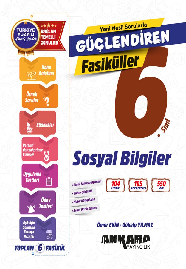 2027 Ankara Yayıncılık 6.Sınıf Sosyal Bilgiler Güçlendiren Fasiküller