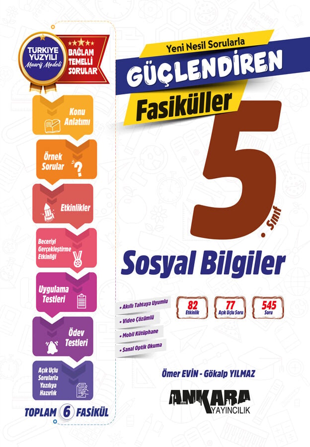 2027 Ankara Yayıncılık 5.Sınıf Sosyal Bilgiler Güçlendiren Fasiküller
