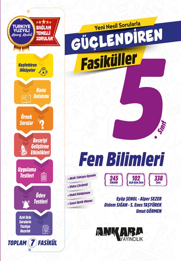 2027 Ankara Yayıncılık 5.Sınıf Fen Bilimleri Güçlendiren Fasiküller