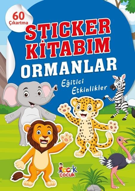 Bıcırık Yayınları Sticker Kitabım Ormanlar 60 Çıkartma Eğitici Etkinlikler
