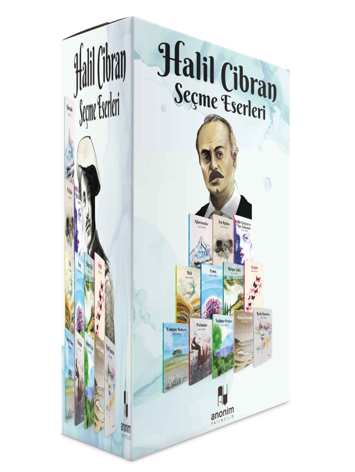 Anonim Yayıncılık Halil Cibran Seçme Eserleri 12 Kitap Kutu