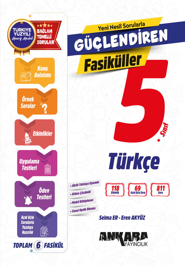 2027 Ankara Yayıncılık 5.Sınıf Türkçe Güçlendiren Fasiküller