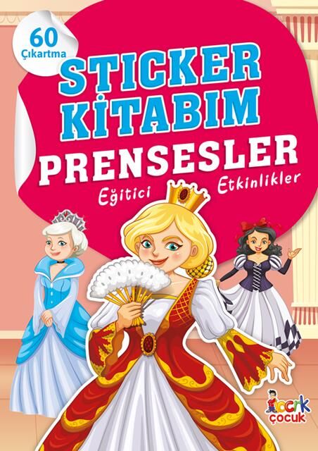 Bıcırık Yayınları Sticker Kitabım Prensesler 60 Çıkartma Eğitici Etkinlikler