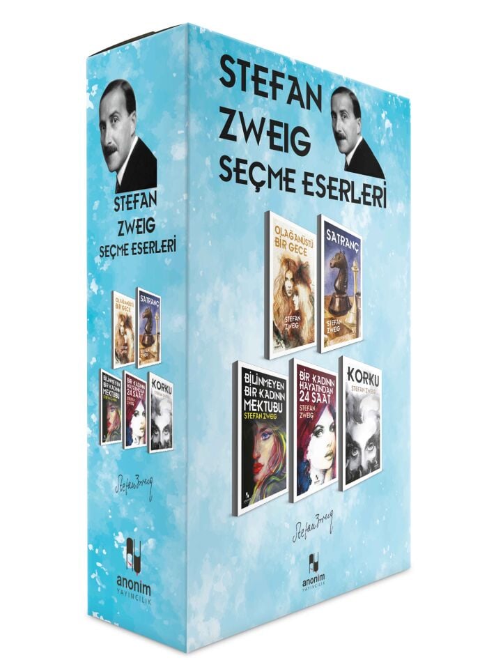Anonim Yayıncılık Stefan Zweig Seçme Eserleri  5 Kitap Kutu