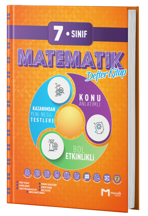 Mozaik Yayınları 7.Sınıf Matematik Defter Kitap