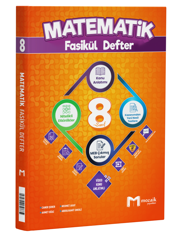 2027 Mozaik Yayınları 8.Sınıf Matematik Fasikül Defter