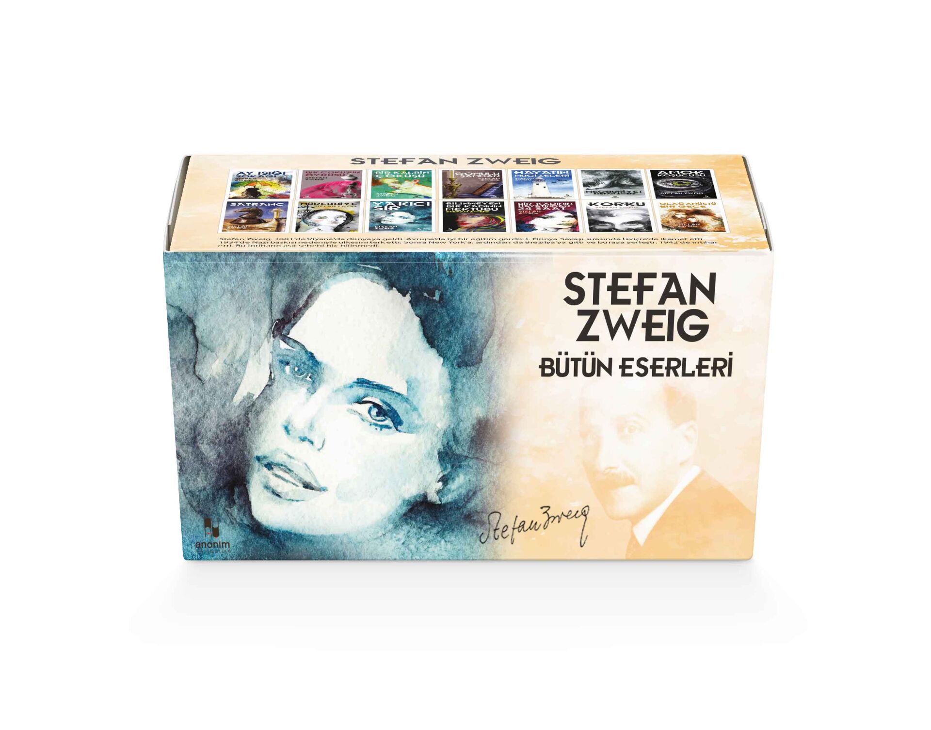 Anonim Yayıncılık Stefan Zweig Bütün Eserleri 14 Kitap Kutulu Set