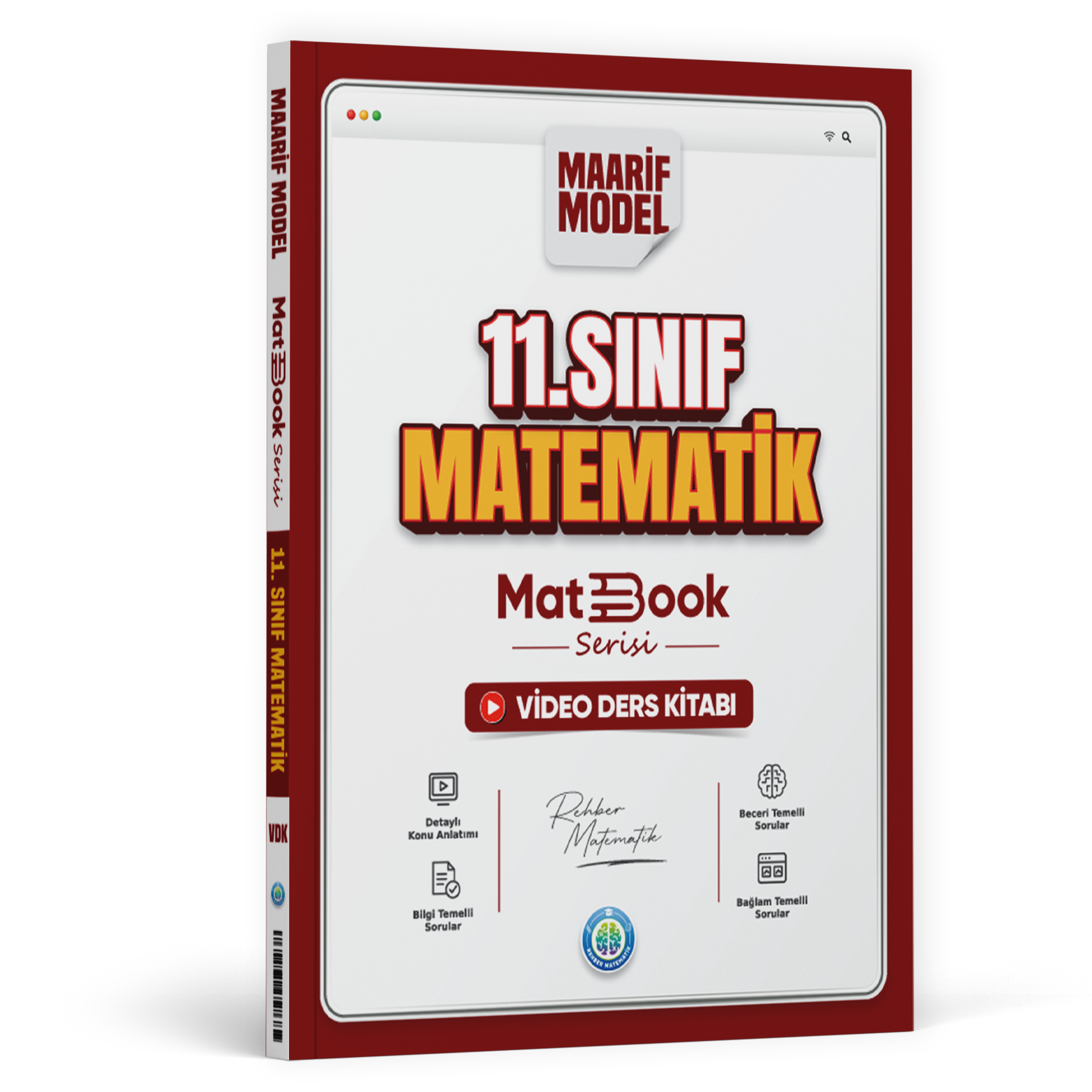 2027 Rehber 11. Sınıf Matematik Matbook Serisi Maarif Model Video Ders Kitabı