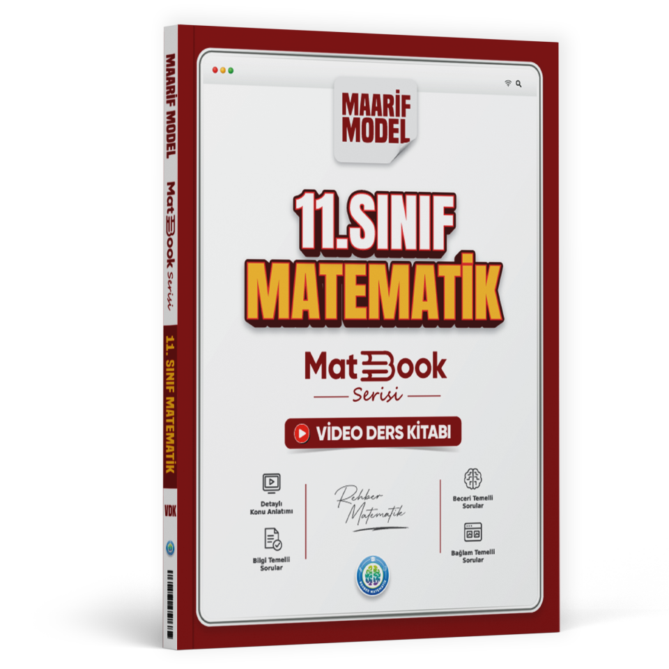 2027 Rehber 11. Sınıf Matematik Matbook Serisi Maarif Model Video Ders Kitabı