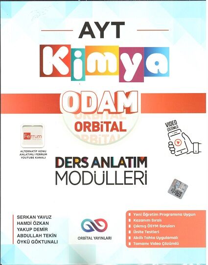 Orbital Yayınları Ayt Kimya Odam Ders Anlatım Modülleri