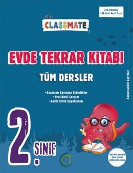 Okyanus Yayıncılık 2.Sınıf Classmate Tüm Dersler Evde Tekrar Kitabı