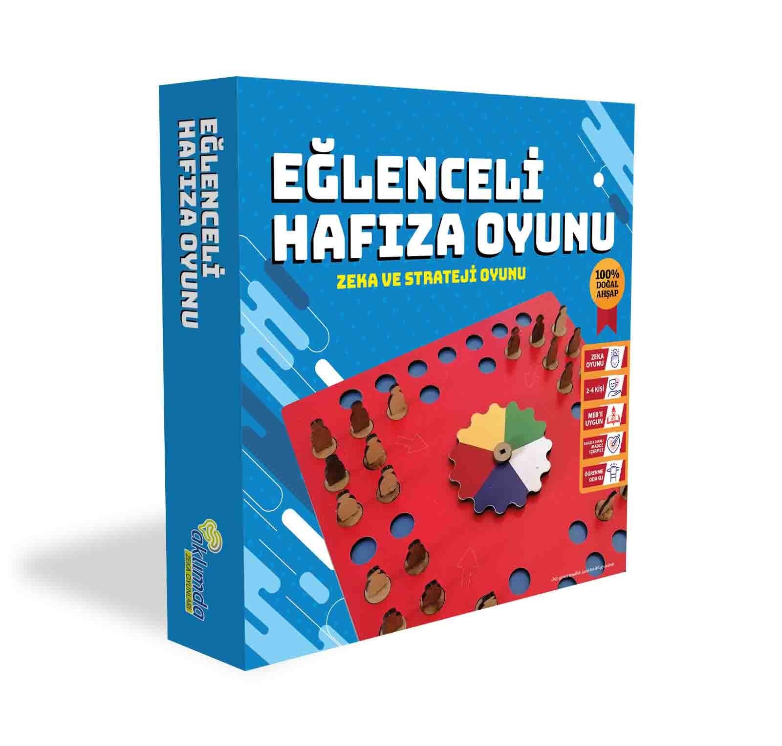 Aklımda Zeka Oyunları Eğlenceli Hafıza Oyunu Ahşap