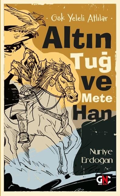 Nesil Genç Gök Yeleli Atlılar Altın Tuğ Ve Mete Han /Genç Nesil