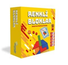 Aklımda Zeka Oyunları Renkli Bloklar Ahşap