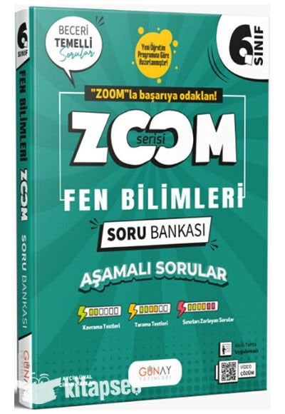 Günay 6. Sınıf Zoom Fen Bilimleri Soru Bankası