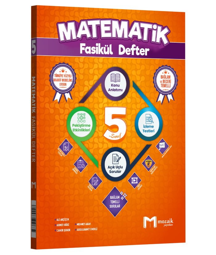 2027 MozaikYayınları 5.Sınıf Matematik Fasikül Defter