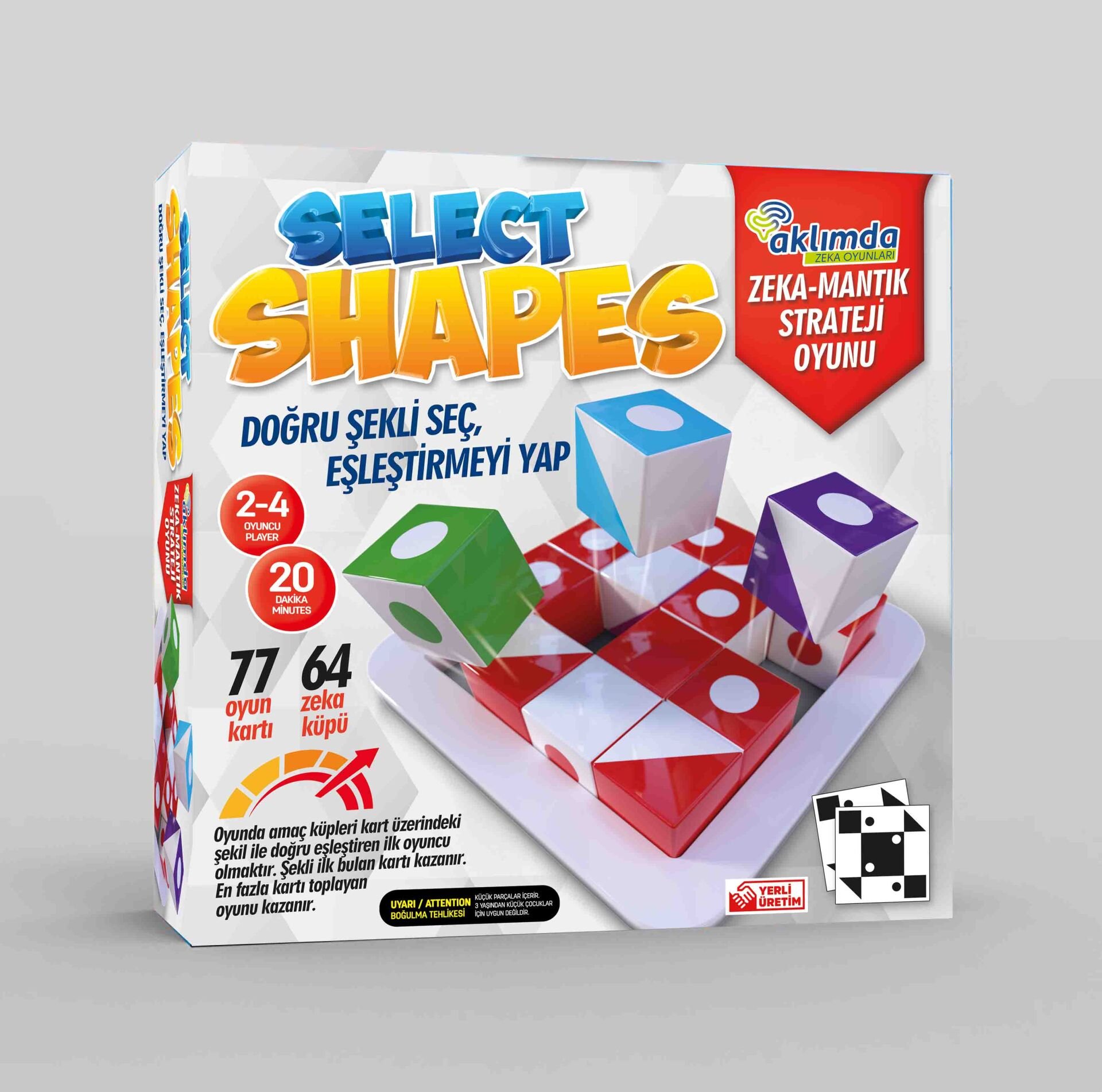 Aklımda Zeka Oyunları Select Shapes Doğru Şekli Seç