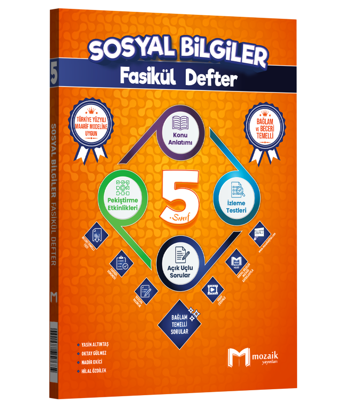 2027 Mozaik Yayınları Sosyal Bilgiler Fasikül Defter