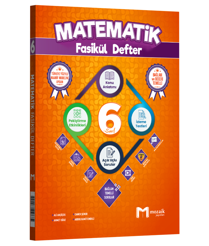 2027 Mozaik Yayınları 6.Sınıf Matematik Fasikül Defter