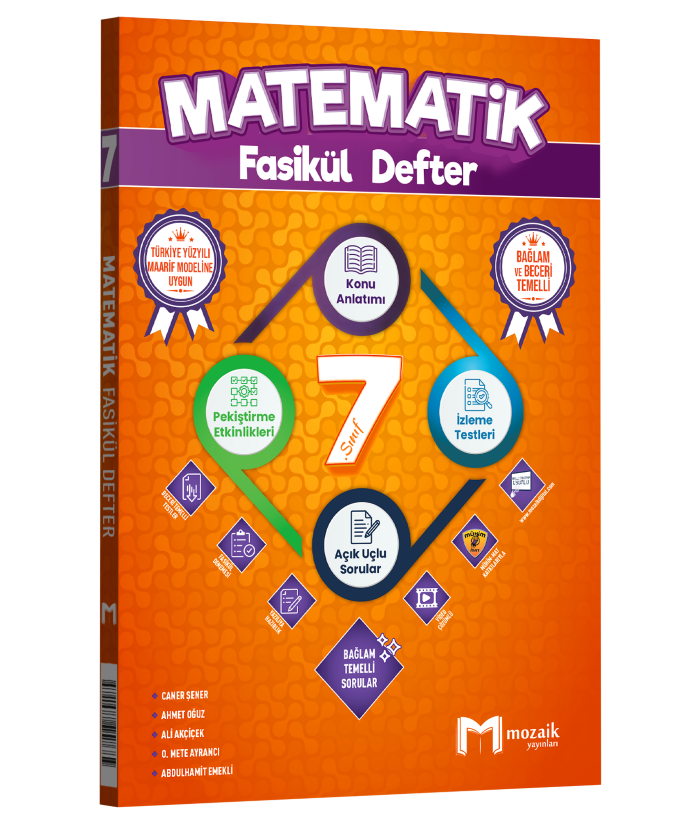 2027 Mozaik Yayınları 7.Sınıf Matematik Fasikül Defter