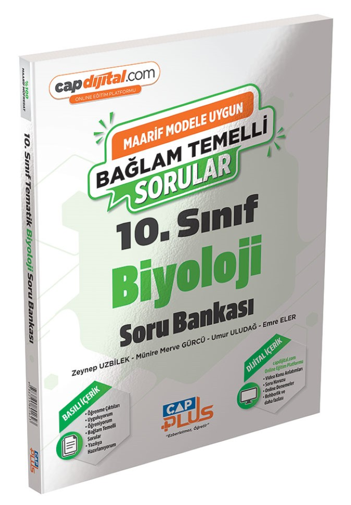 2027 Çap Yayınları 10.Sınıf Tematik Biyoloji Soru Bankası