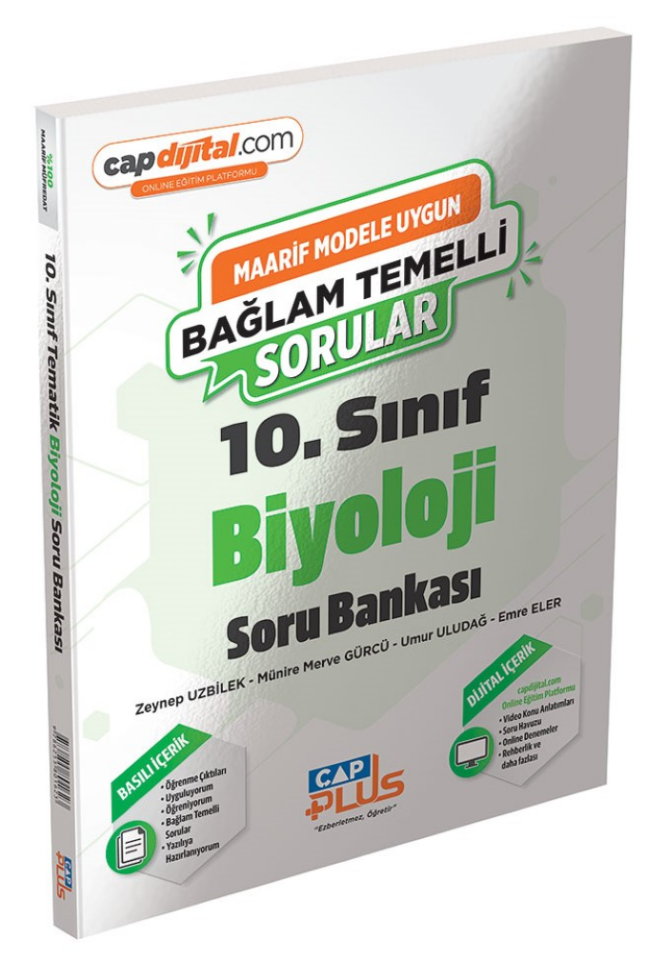 2027 Çap Yayınları 10.Sınıf Tematik Biyoloji Soru Bankası