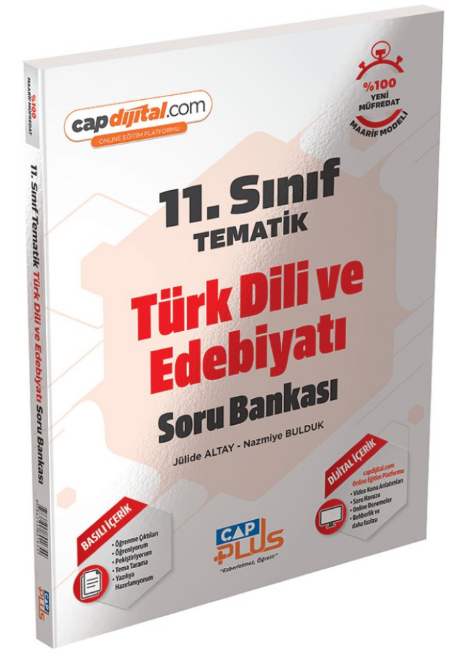 2027 Çap Yayınları 11.Sınıf Tematik Türk Dili ve Edebiyatı Soru Bankası
