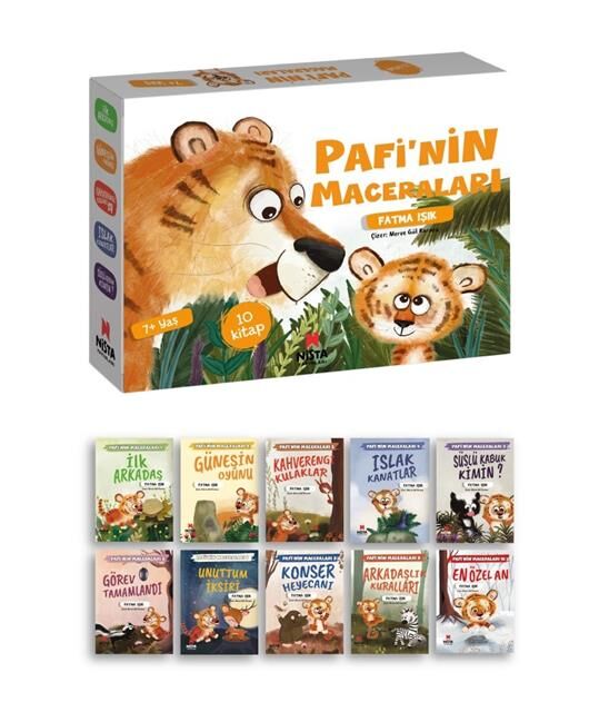 Nista Yayınları Pafi'Nin Maceraları (10 Kitap) 7+Yaş