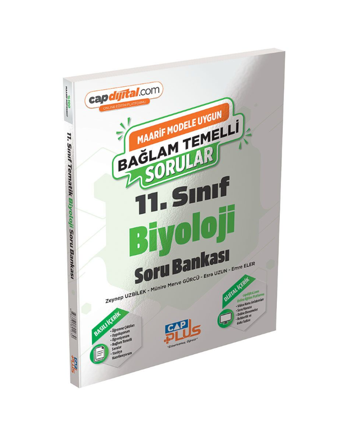2027 Çap Yayınları 11.Sınıf Tematik Biyoloji Soru Bankası