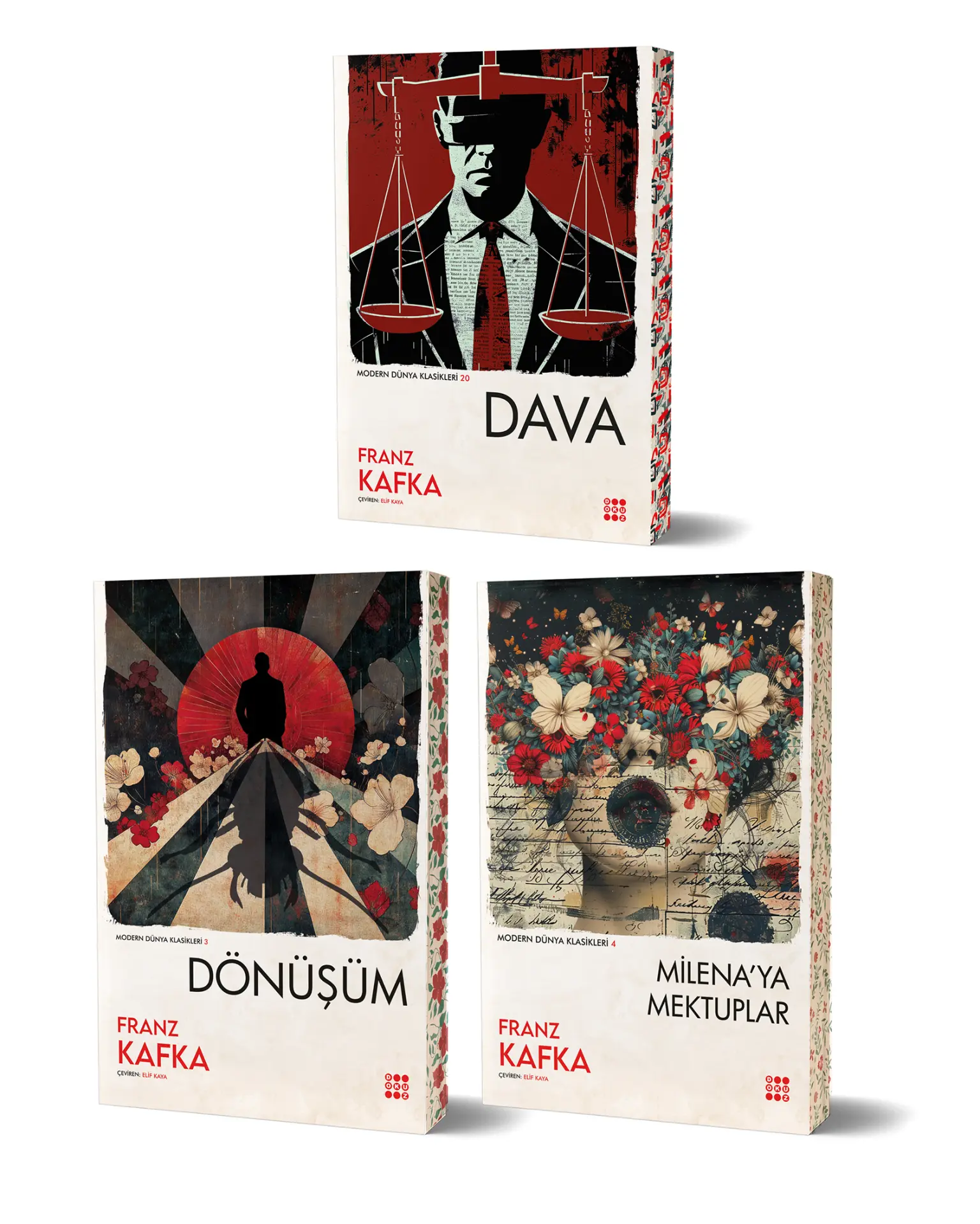 Dokuz Yayınları Franz Kafka 3 Kitap Set