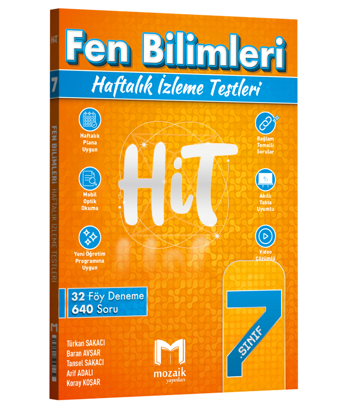 2027 Mozaik Yayınları 7. Sınıf Fen Bilimleri 32li Hit Deneme